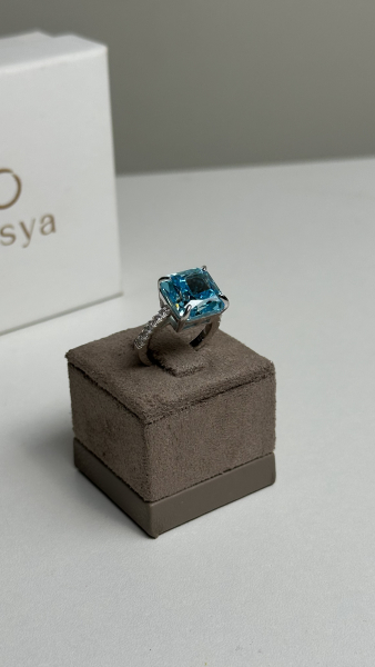 Кольцо Tosya Store, цвет: серебро, SS-B1917RC4 купить онлайн