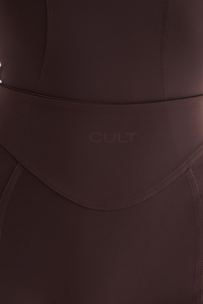 Легинсы Relief CULT, цвет: коричневый,  купить онлайн