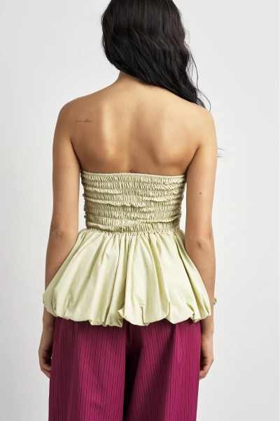 Топ-корсет с баской Erist store, цвет: Желтый, НФ-00003523 купить онлайн