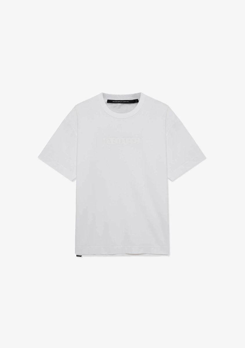 Футболка с тональным логотипом KRAKATAU, цвет: белый, Tm141-4 купить онлайн