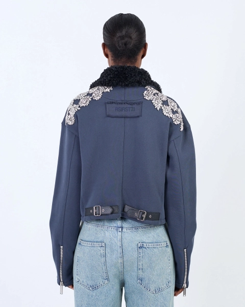 Жакет STONES CROPPED PARIS GREY ASIA ST 71, цвет: серый, Ast71.jacket-stones-grey-crop купить онлайн