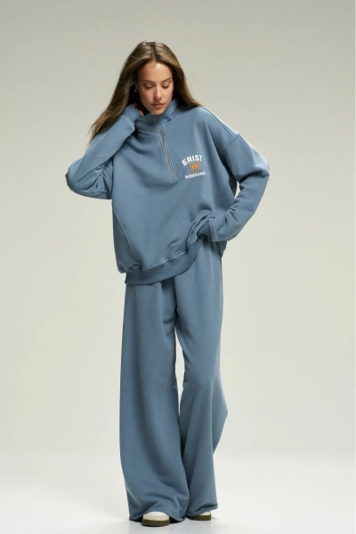 Анорак резной Winter Sky Erist store, цвет: голубой, НФ-00002563 купить онлайн