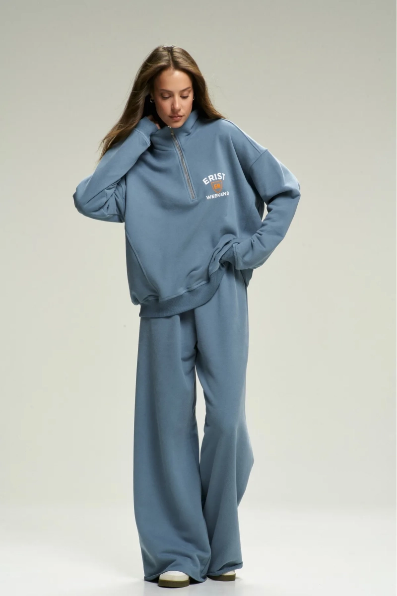 Анорак резной Winter Sky Erist store, цвет: голубой, НФ-00002563 купить онлайн