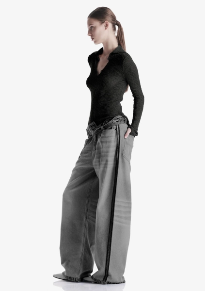 Свитер с широким воротником KRAKATAU, цвет: Черный, Sw44-1 купить онлайн