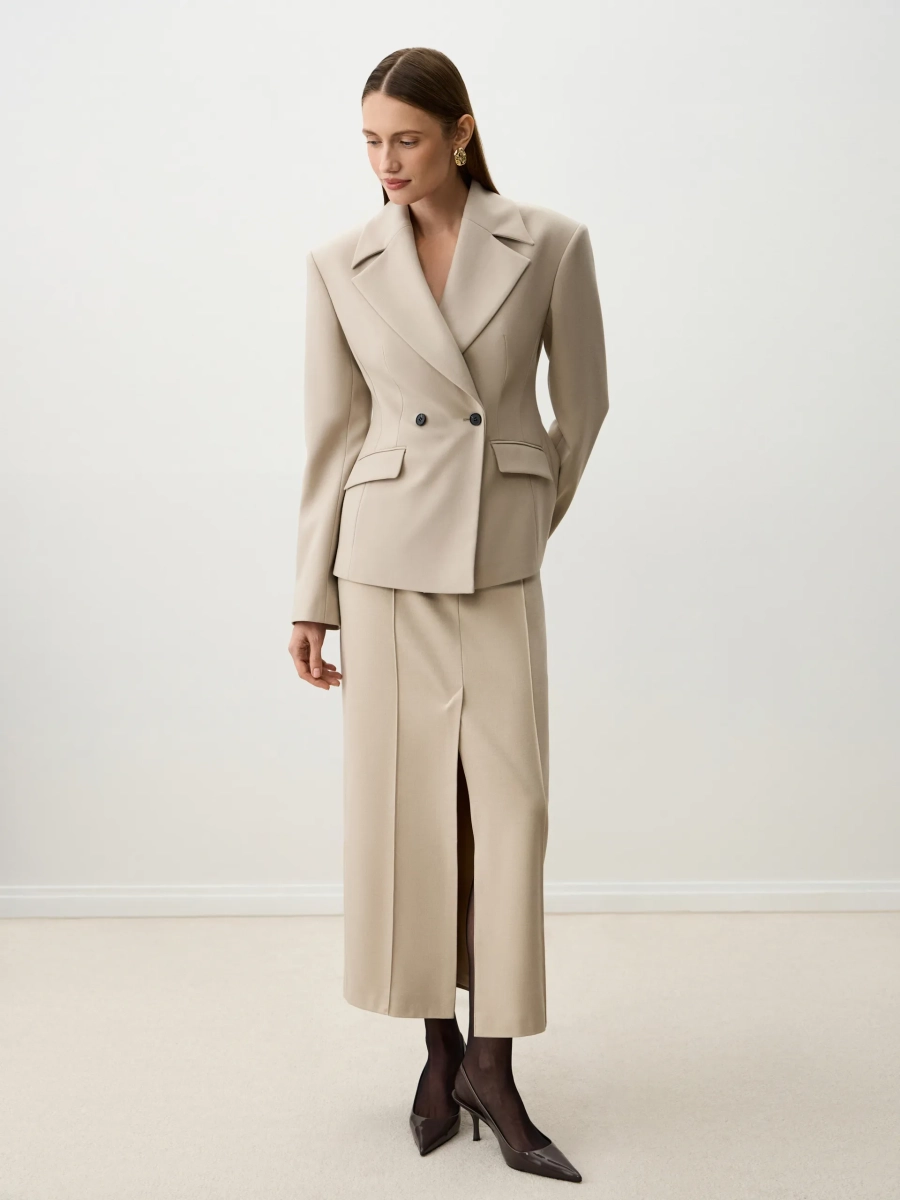 Юбка DIEGO ANNA PEKUN, цвет: бежевый, 61.2549.110 купить онлайн