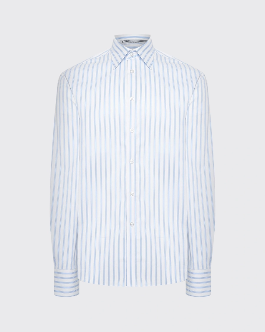 Рубашка CL71 STRIPES BLUE ASIA ST 71, цвет: голубой, Ast71.CL71.shirt-stripes-blue купить онлайн