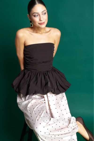 Топ-корсет с баской Choco