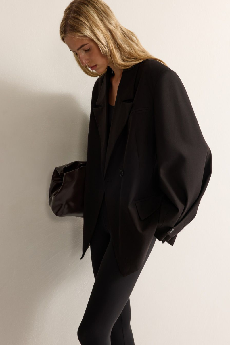 Жакет со складками на рукавах TOPTOP, цвет: Черный, TT.060.17760.900 купить онлайн