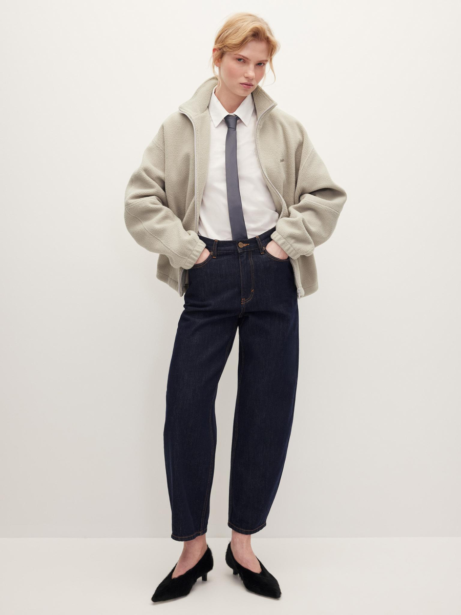 Толстовка из флиса Chaika, цвет: Светло-серый, AW25HO02-11 купить онлайн