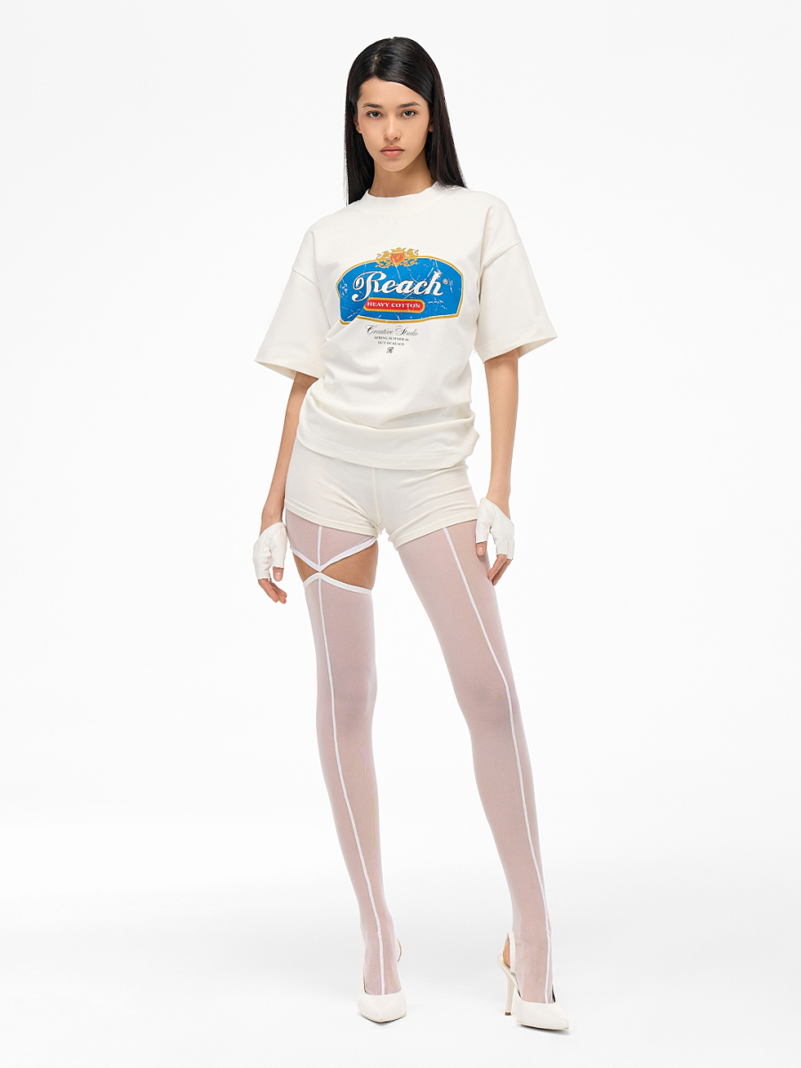 Футболка "Дым" FRHT&OUT OF REACH, цвет: молочный, TSSMKMLK купить онлайн
