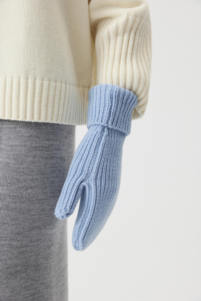 Варежки из шерсти мериноса