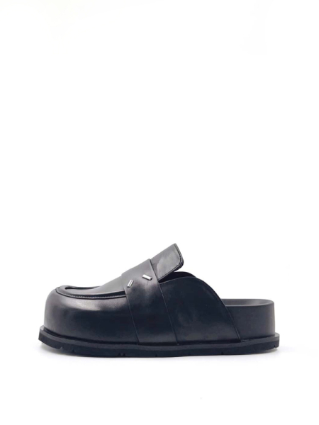 Сабо из натуральной кожи