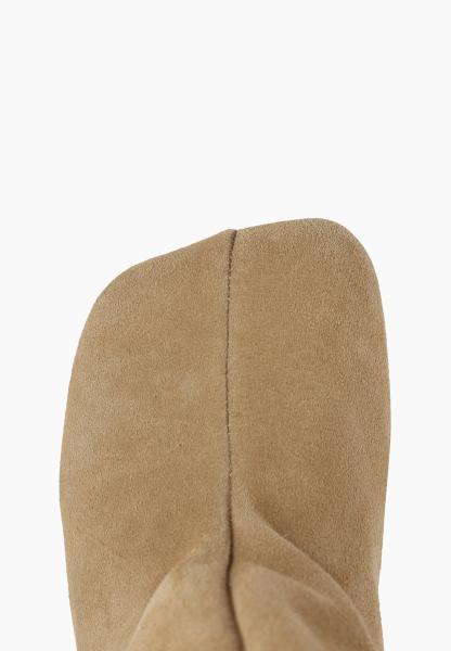 Сапоги с квадратным мысом из натуральной замши SBALO, цвет: бежевый SXL3 купить онлайн