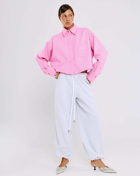 Рубашка из денима Anmuse, цвет: розовый, BL26SP308-LRS купить онлайн