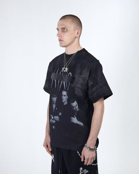 Футболка KINO BAND 380 GR BLACK ASIA ST 71, цвет: Черный, Ast71.kino-tt-band-bl купить онлайн