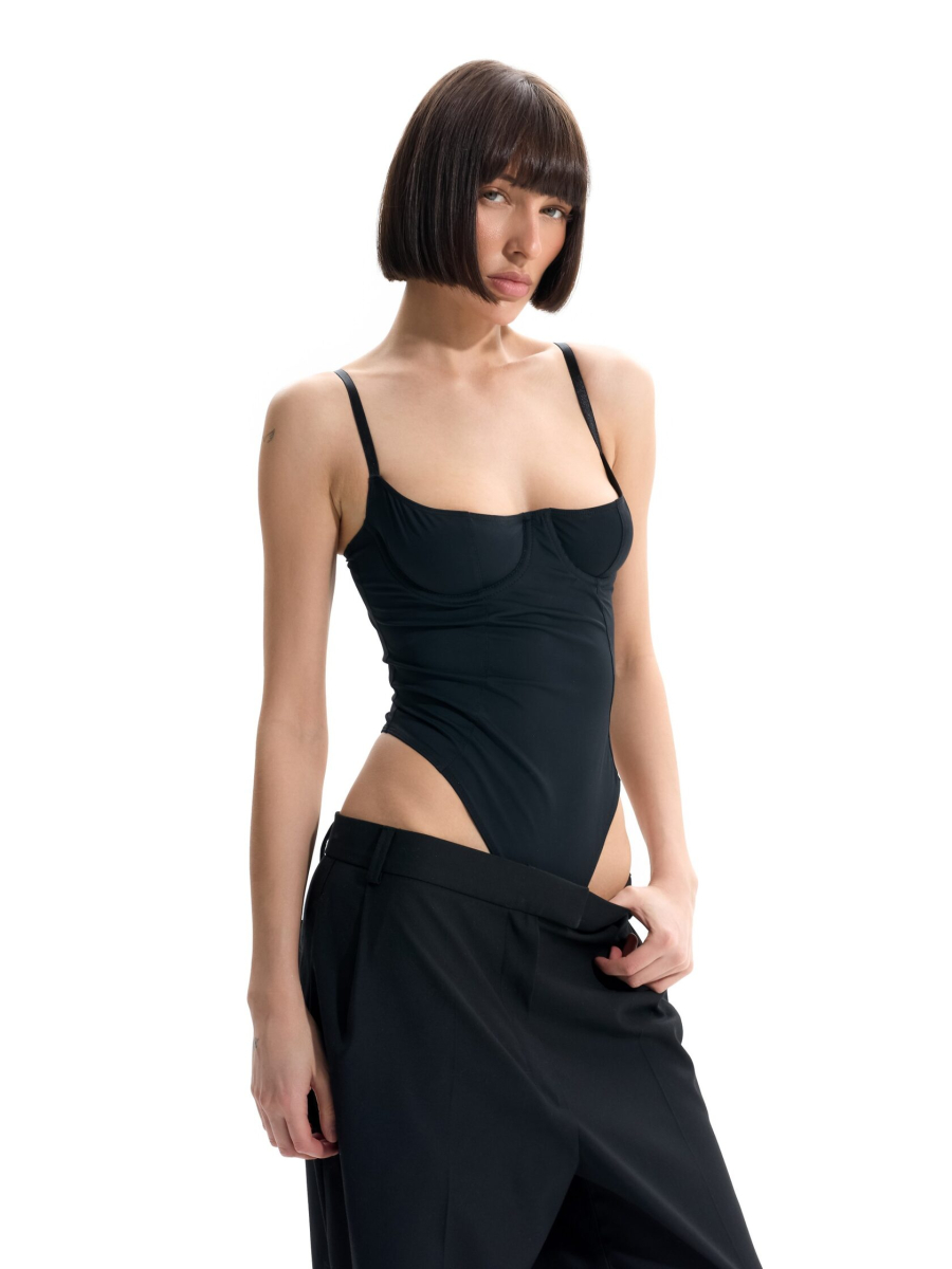 Боди 'ЖЕНА ПРЕЗИДЕНТА' ANOTHER SELECT, цвет: Черный, 00180 купить онлайн