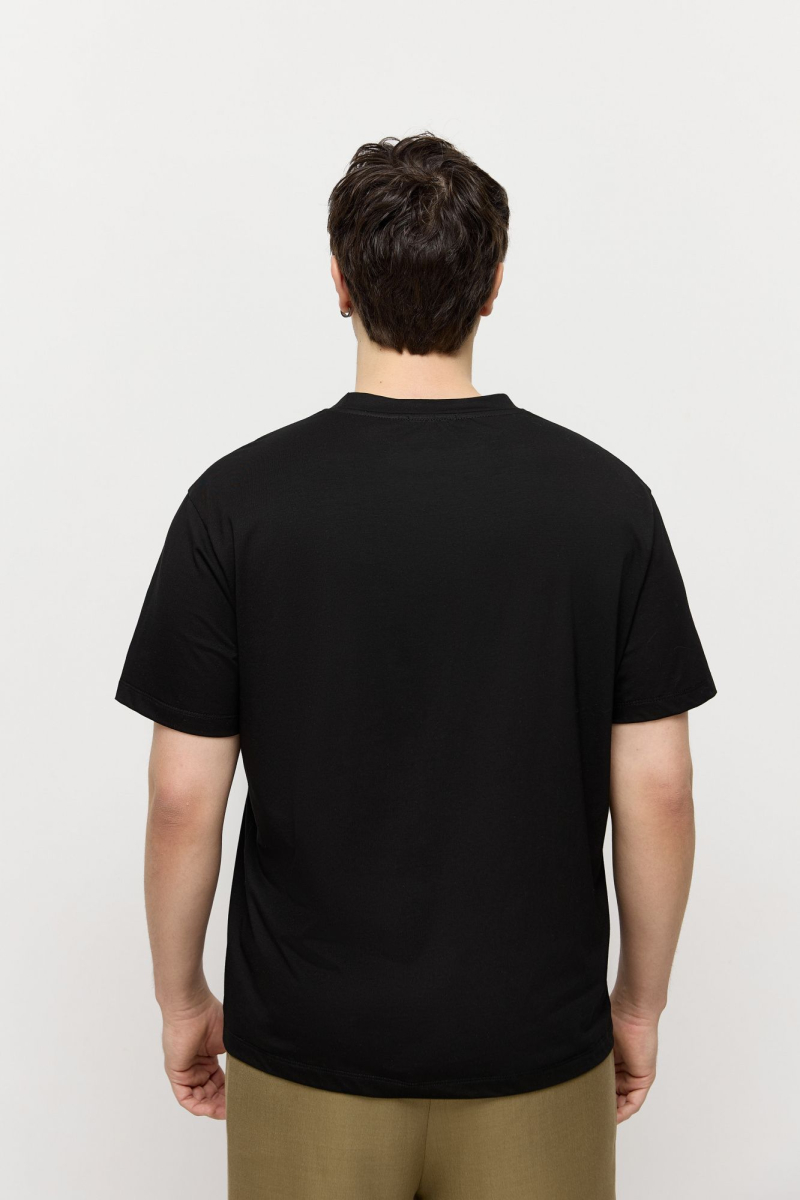 Футболка для него и для нее AROUND, цвет: Черный, 219_134MCL02 купить онлайн