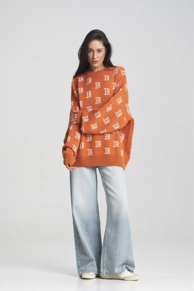 Джемпер Cotton Jacquard Apricot Erist store, цвет: оранжевый, НФ-00001664 купить онлайн