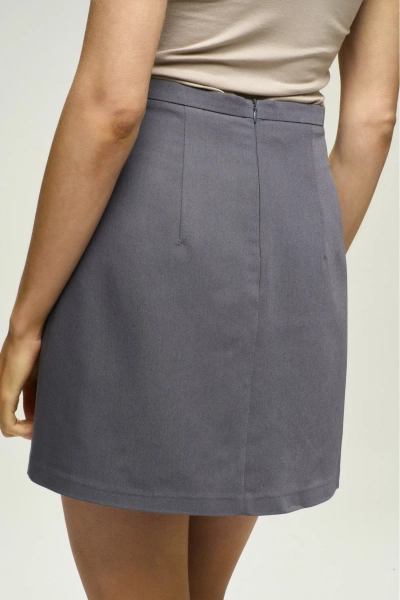 Юбка-мини Classic Dark Grey Erist store, цвет: темно-серый, НФ-00001659 купить онлайн