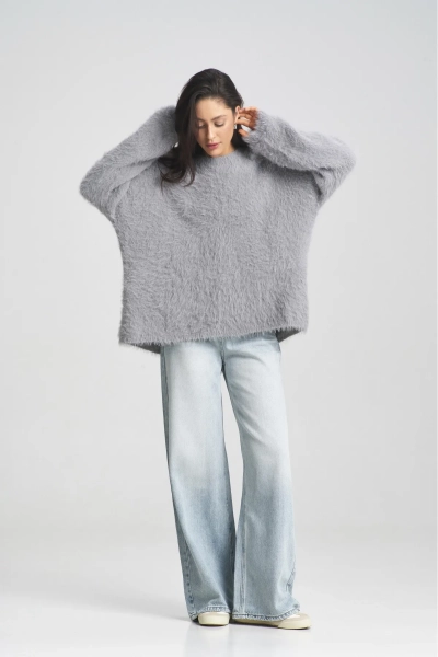 Джемпер Fluffy Grey Erist store, цвет: серый, НФ-00002440 купить онлайн