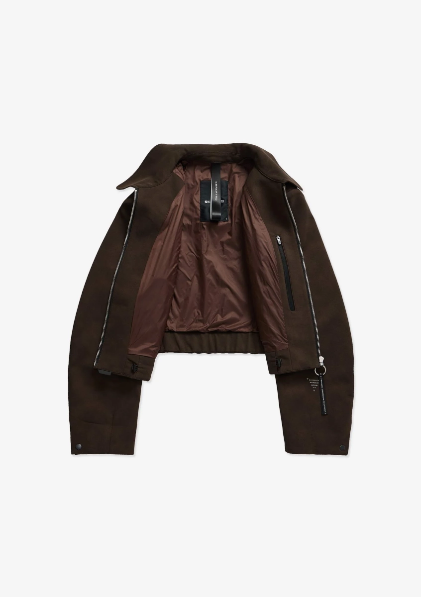 Укороченная куртка из экозамши KRAKATAU, цвет: коричневый, Qw576-7 купить онлайн