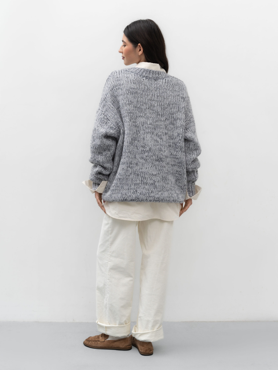 Свитер Brad Pitt TRES, цвет: серый, НФ-00002533 купить онлайн