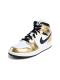 Кроссовки подростковые Jordan 1 Mid "Metallic Gold" GS NKDADDYS SNEAKERS, цвет: белый DC1420-700 купить онлайн