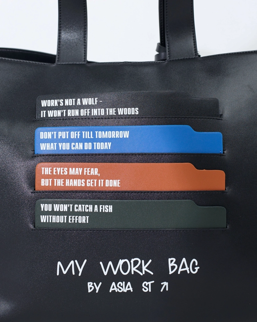 Сумка тоут WORK BAG BLAC ASIA ST 71, цвет: Черный Ast71.workbag-black купить онлайн