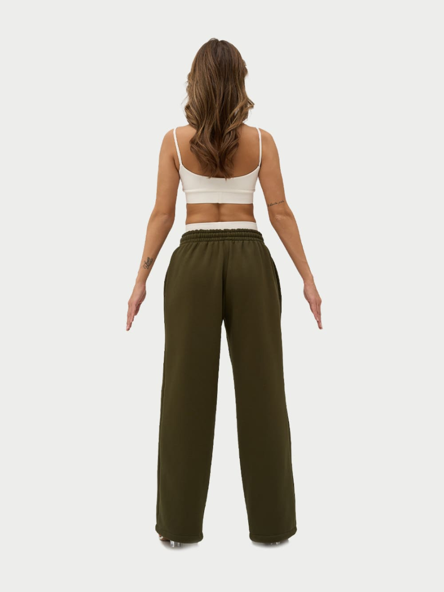 Брюки с застежкой с начесом ONSI, цвет: Khaki,  купить онлайн