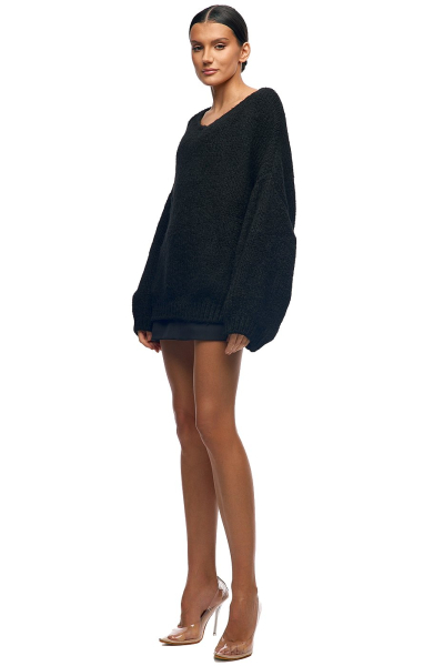 15728 Джемпер оверсайз SODAMODA, цвет: Черный, 15728 купить онлайн