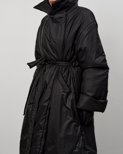 Пуховик PUFFER COAT BLACK YONS, цвет: Черный, YO-704 купить онлайн