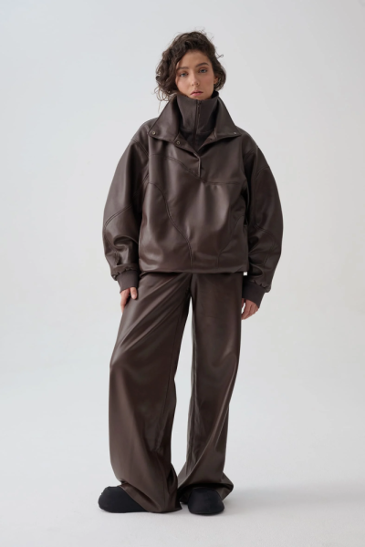 Анорак винтажный горький шоколад