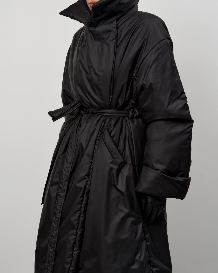 Пуховик PUFFER COAT BLACK YONS, цвет: Черный, YO-704 купить онлайн