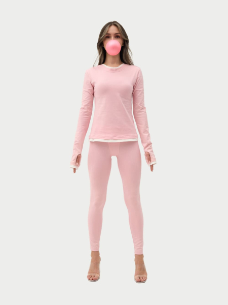 Лонгслив приталенный