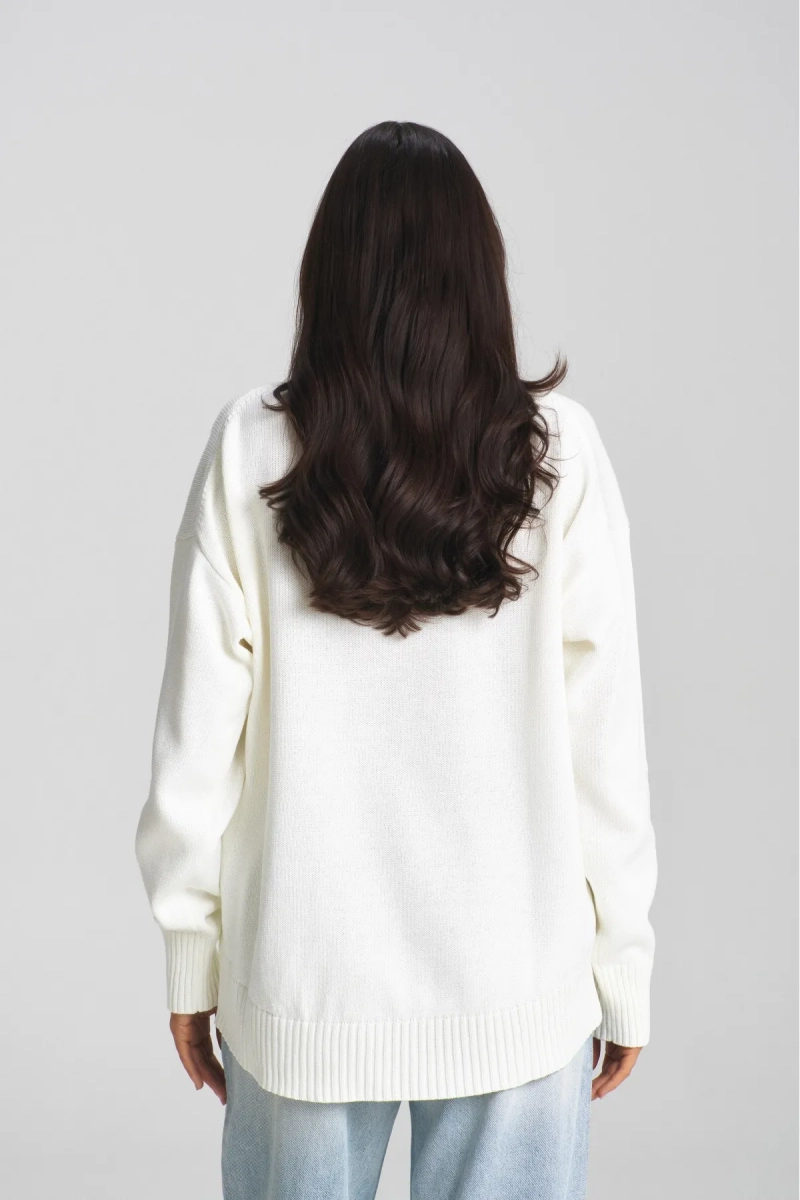 Джемпер Cotton Milk Erist store, цвет: молочный,  купить онлайн