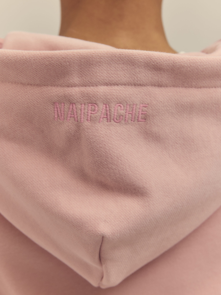 Худи Sculpted Full-Zip Hoodie NAIPACHE, цвет: розовый,  купить онлайн