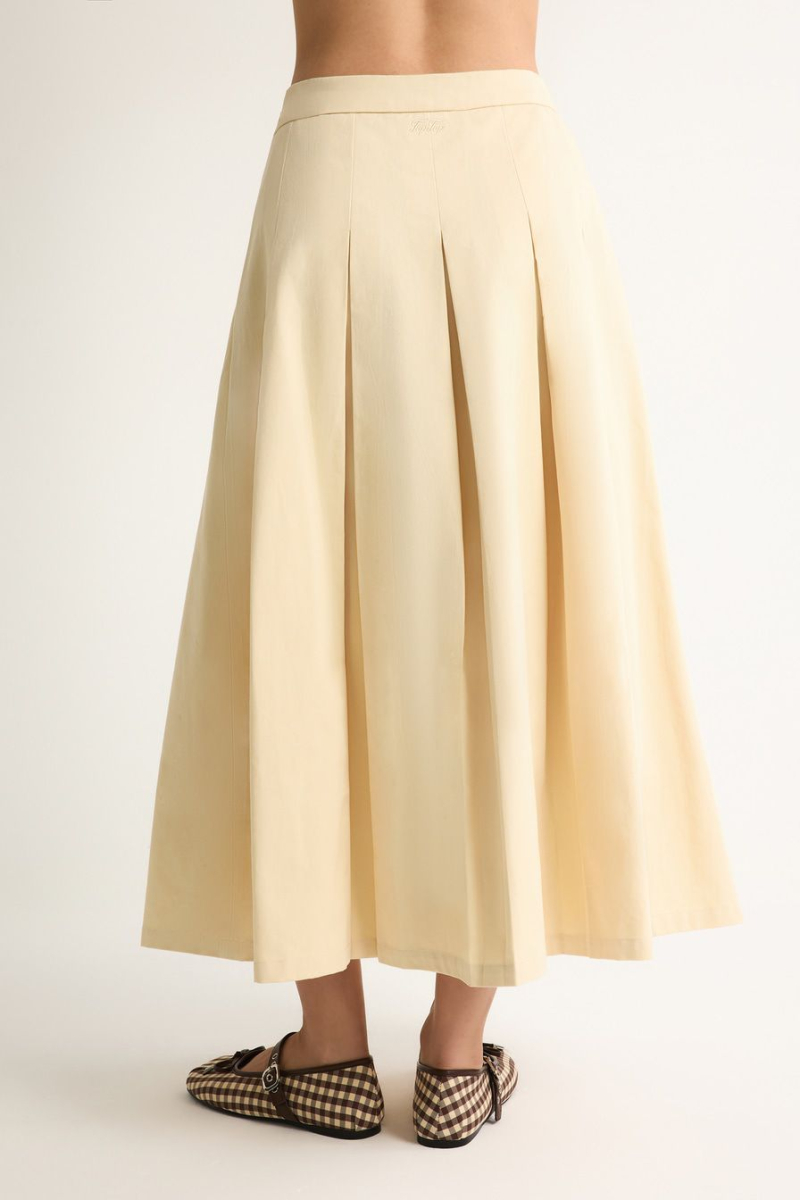 Юбка из 100% хлопка TOPTOP, цвет: бежевый, TT.071.18870.110 купить онлайн