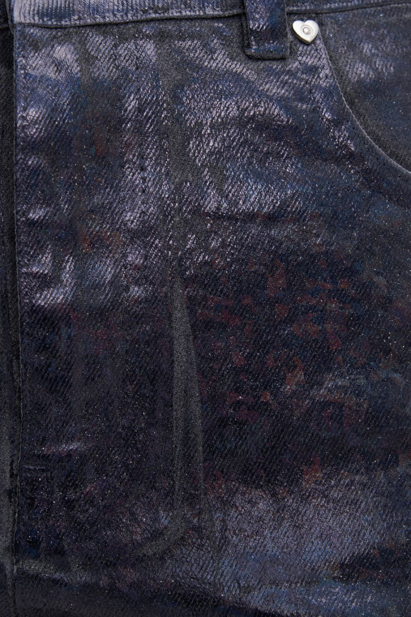 Джинсы с черным напылением голограммой TOPTOP, цвет: Черный, TTS.036.13992.900 купить онлайн