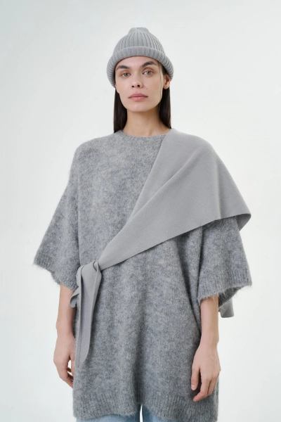 Базовая косынка Mankova, цвет: Светло-серый SH014 купить онлайн