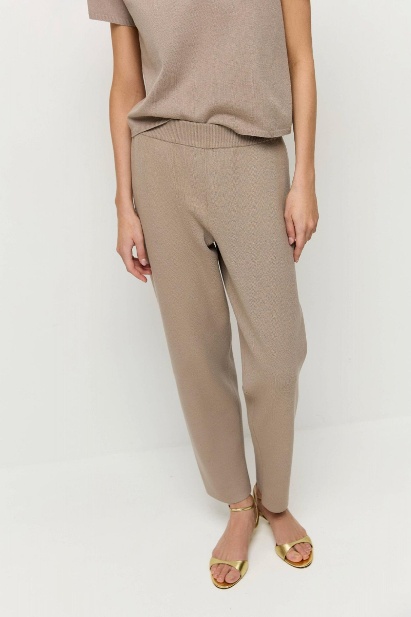 Брюки дудочки трикотажные