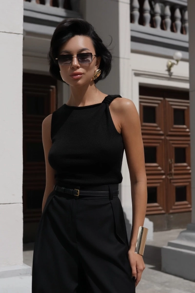 Топ Greek style Y.SO, цвет: black,  со скидкой купить онлайн