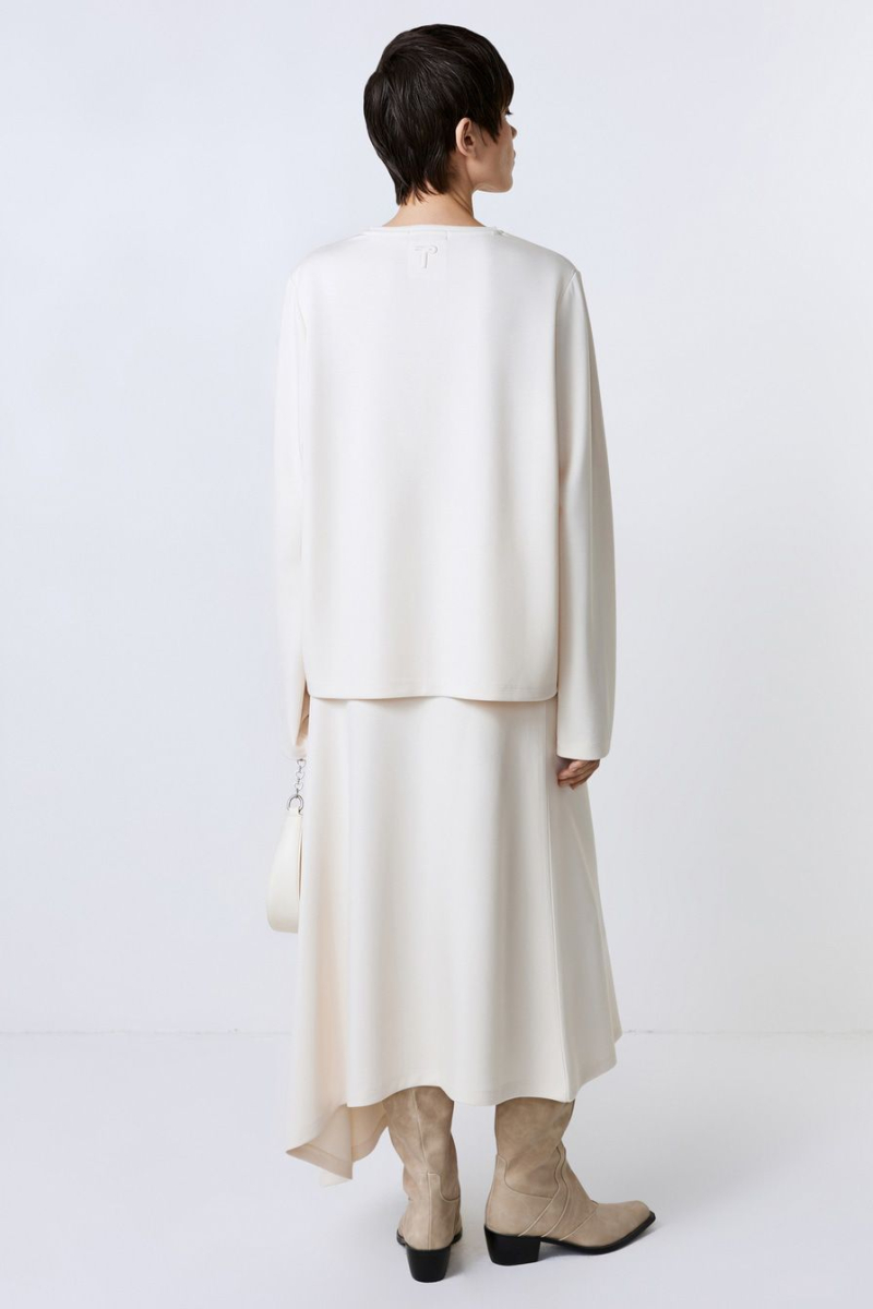 Лонгслив из неопрена TOPTOP, цвет: молочный, TT.025.16234.120 купить онлайн