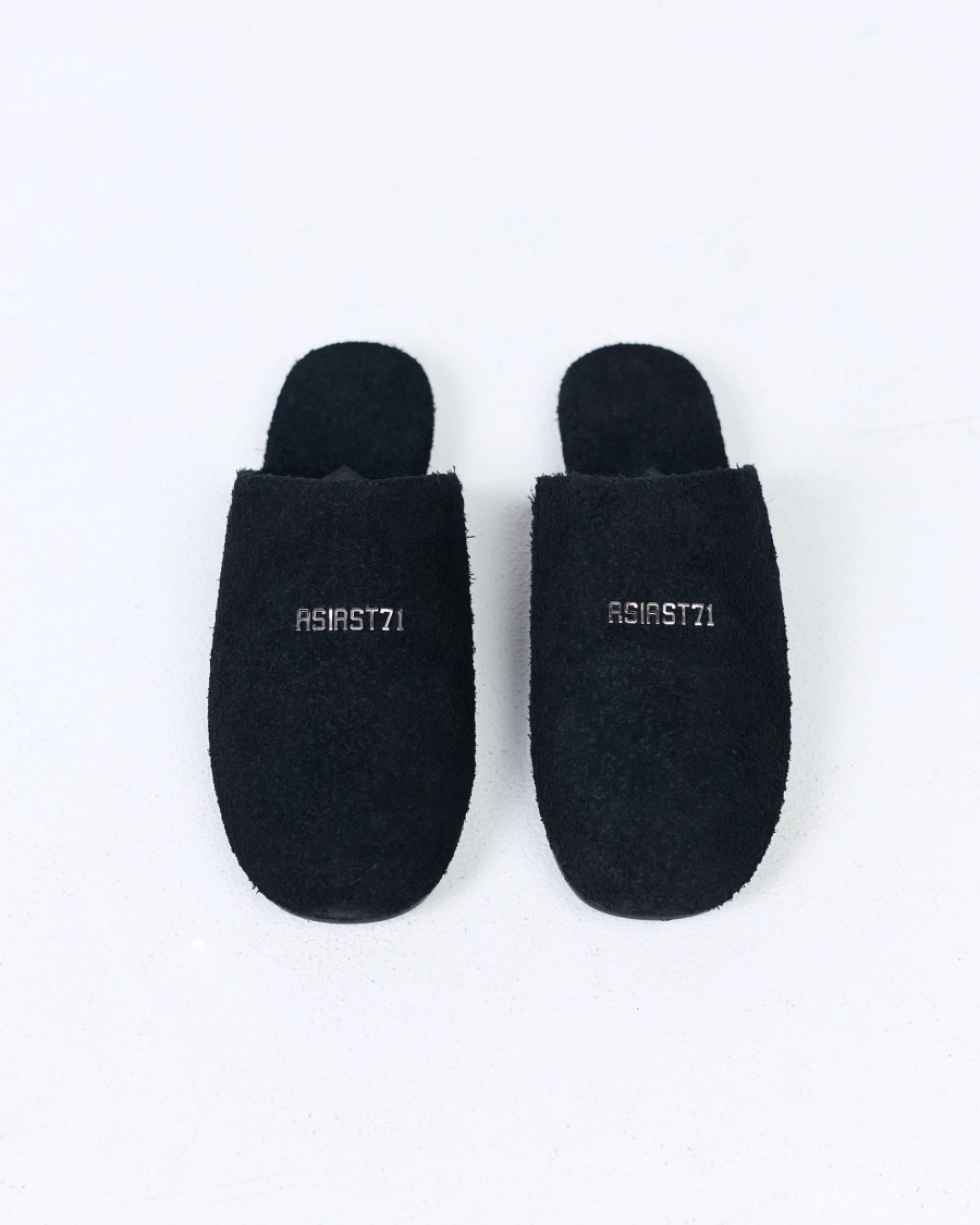 Слиперы из замши ASIA ST 71, цвет: Черный Ast71.slipper-bl | новая мужская коллекция купить онлайн