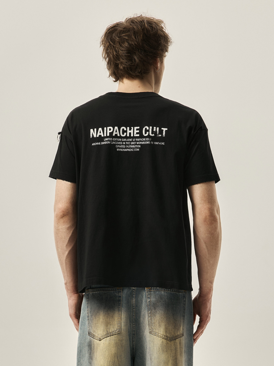Футболка Культ NAIPACHE, цвет: Черный, 2611010900 купить онлайн