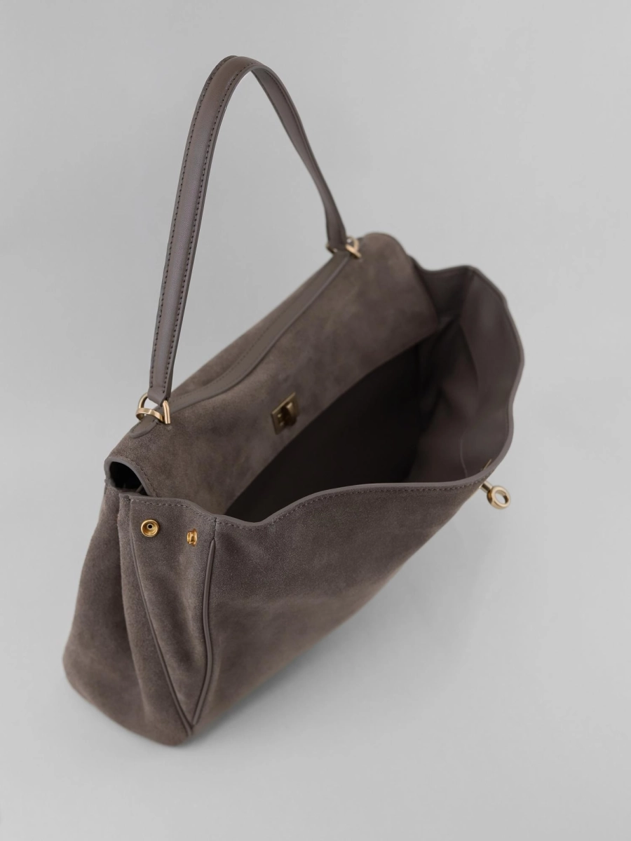 Сумка SANDRA MEDIUM brand salad, цвет: suede taupe J-704-PHR 7895 купить онлайн