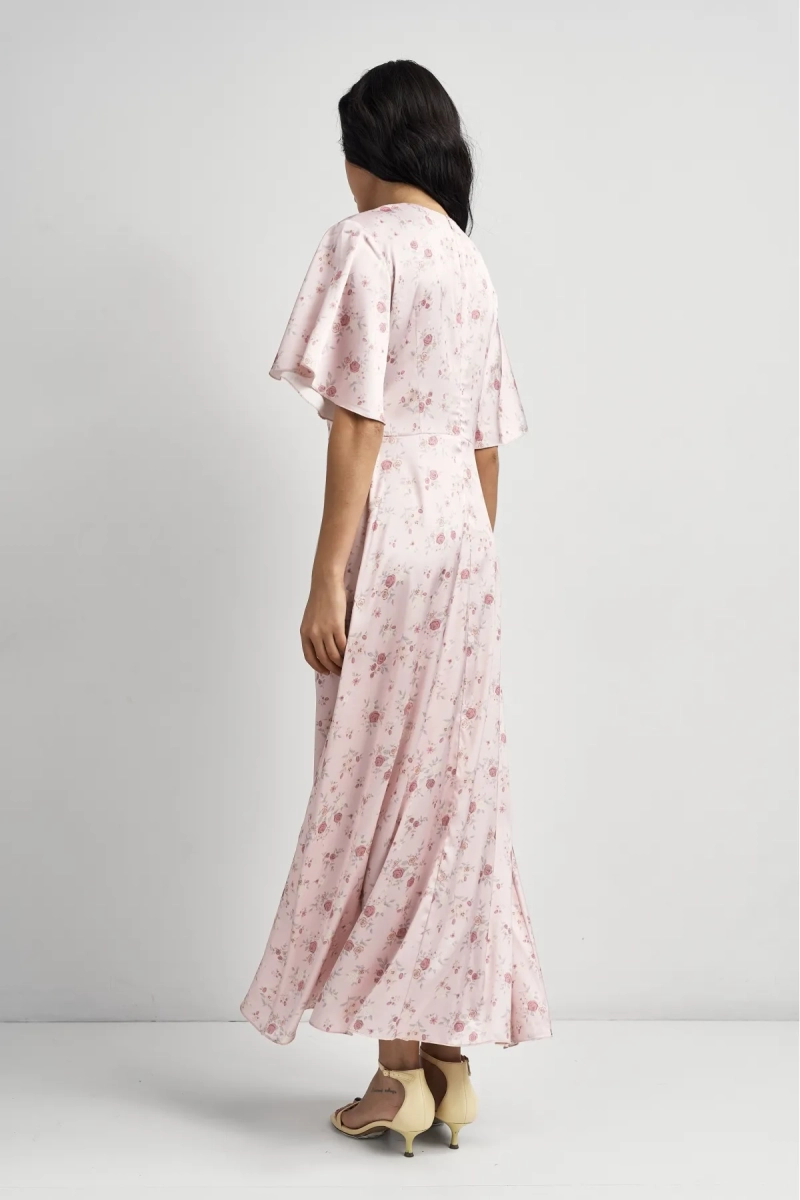 Платье в цветочек Erist store, цвет: розовый, НФ-00003579 купить онлайн