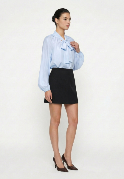 Юбка мини из костюмной ткани REFERT, цвет: Черный, 07-2889/1-2511 купить онлайн