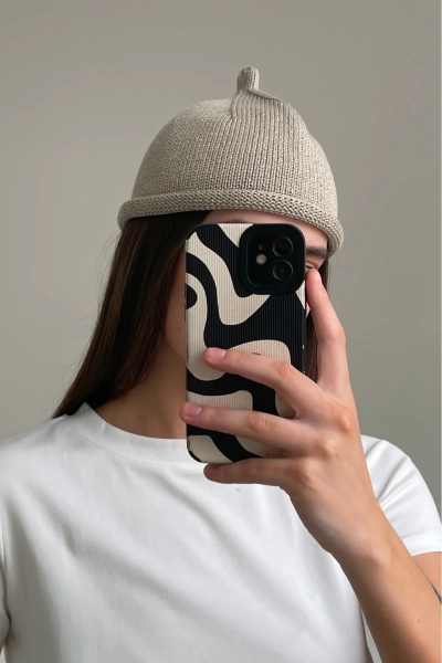 Шапка желудь из хлопка Erist store, цвет: бежевый НФ-00003337 купить онлайн