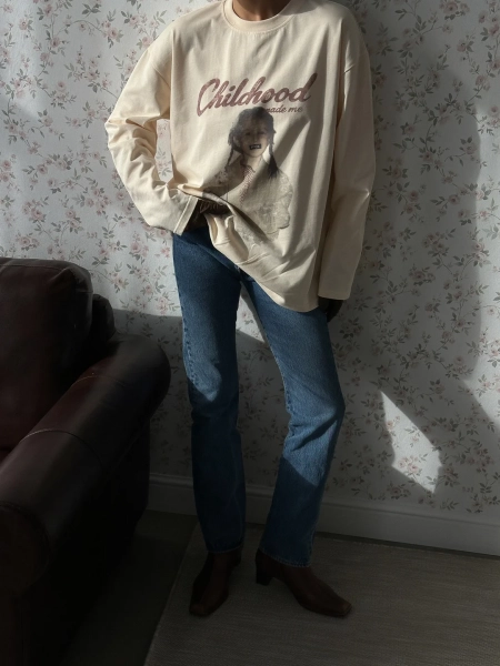 Лонгслив "Детство" MIARTLAND, цвет: глоу, НФ-00000872 купить онлайн