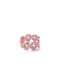 Серебряная серьга-кафф "Вышивка" SBLESKOM, цвет: PINK, 31890 купить онлайн